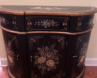 Hand painted cabinet 