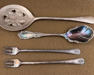 Silver plated flatware