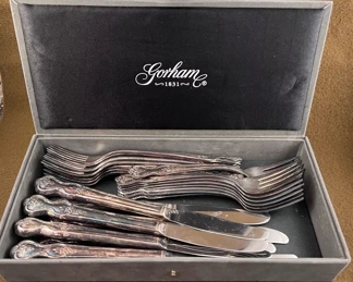 Wm. Rogers silver extra plate flatware (49 pieces)