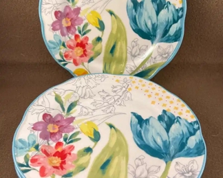 Pioneer Woman dessert plates (set of 4)