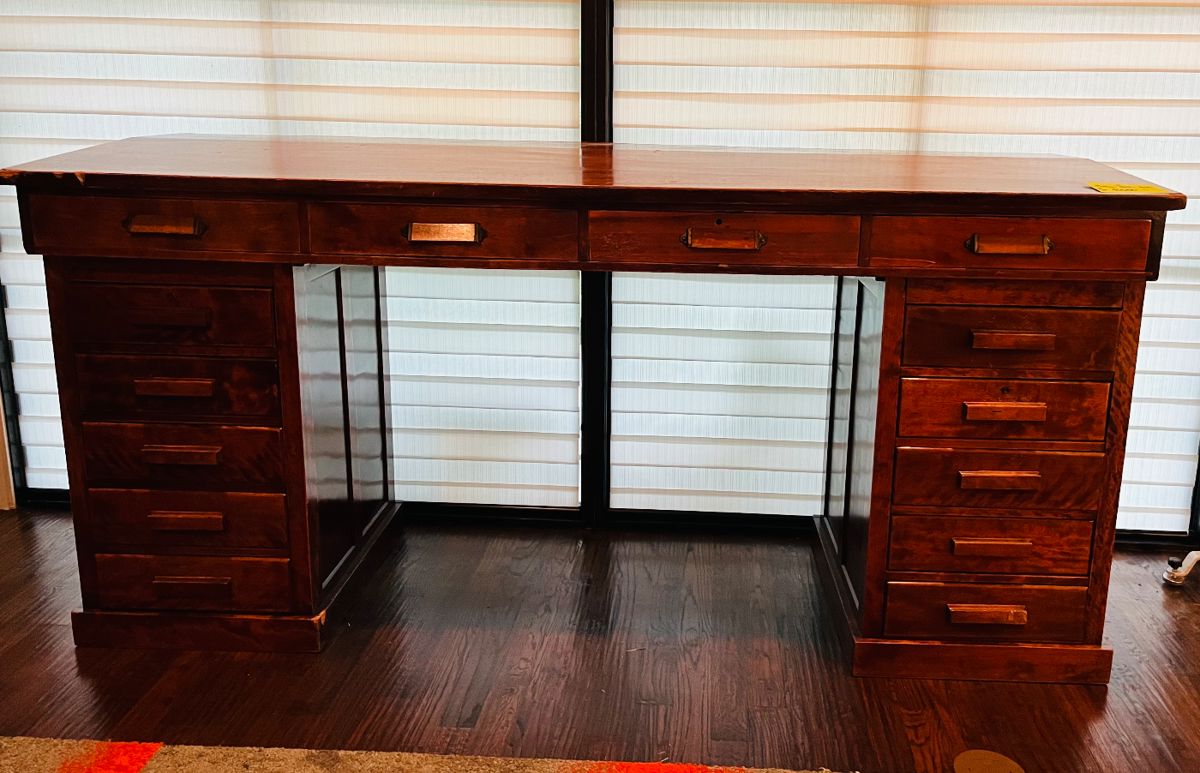 Standing Double Pedestal Plantation Desk from the 1800’s!