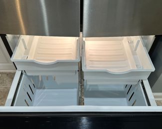 Stainless steel Maytag refrigerator/freezer with automatic ice maker. All features working great!