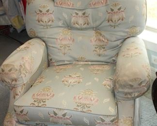 one of a pair (we've got three pair) of Bradington Young swivel-rocker-recliners