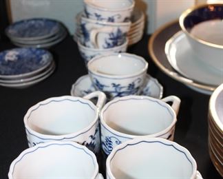 Blue Danube mugs, cup and saucers