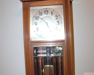 clock works have been removed; for quartz mechanism