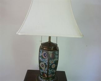 Cloisonne lamp