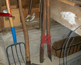 Various tools, Vintage scythe