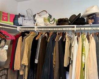 Wonderful ladies clothing, much more than shown, this is the jacket and coat section