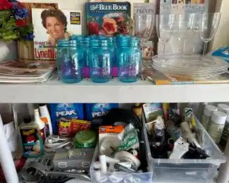 Aqua ball canning jars, plumbing supplies, irrigation parts, 