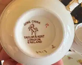 Taylor & Kent Longton England Bone China Tea Cup