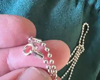 silver ball chain
