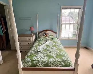 girls bed twin canopy bed