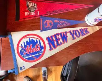 mets pennant vintage