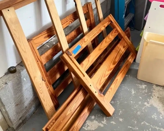 bunk bed - top bunk already dissassembled