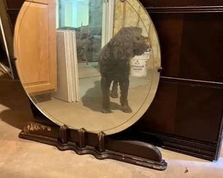 art deco dresser with mirror VINTAGE