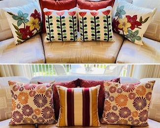 Nice selection of decorator pillows