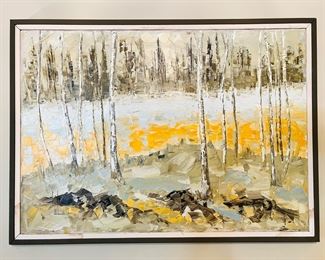 Beth Kirscht original “Tamarack” oil painting
