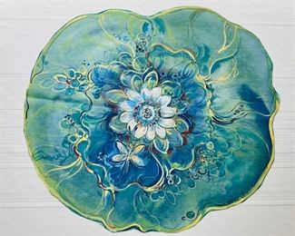 Karla Jones Greene hand painted tabletopper