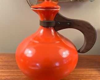 1960’s wood handled pitcher