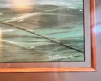 “Pride Of The Lakes - Common Loons” print by Kevin Daniel