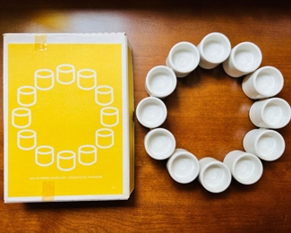 1980’s discontinued candelabra designed by Ehlen Johansson in excellent vintage condition and with original box