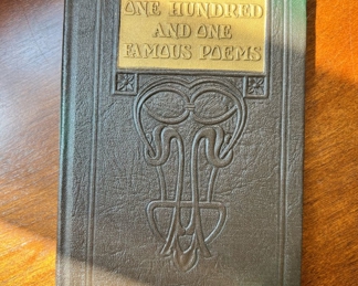 1929 ‘One Hundred and One Famous Poems’ book
