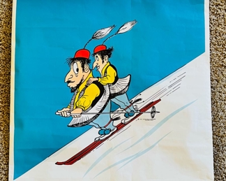 1969 Action Decal & Silkscreen, Chicago ‘Ski Greece’ litho poster