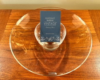 Marquis by Waterford Vintage Entertaining Collection Chip & Dip Set, New In Box with original Gift Receipt still attached 