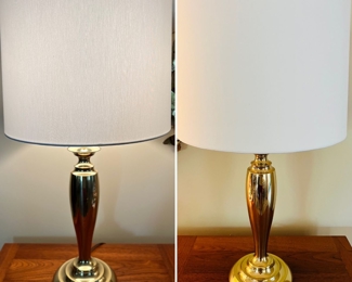 Solid brass Stiffel table lamps (there are 2)