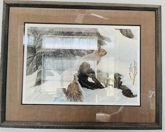 Robert Bateman signed and numbered print.