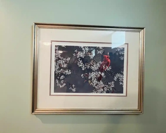 ROBERT BATEMAN " SPRING CARDINAL " LTD EDITION - SIGNED AND NUMBERED