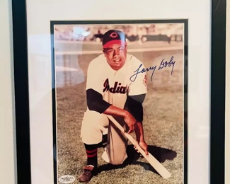 Signed Lary Doby.