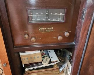 Radio inside Cabinet 