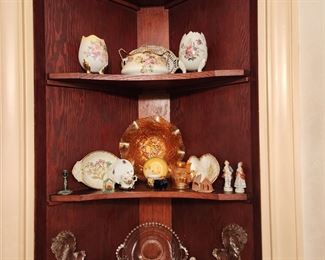 Antique Handpainted China - Candlewick Glass - Crystal  - Carnival Glass 