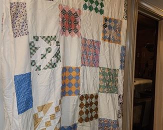 Vintage Handmade Quilt 