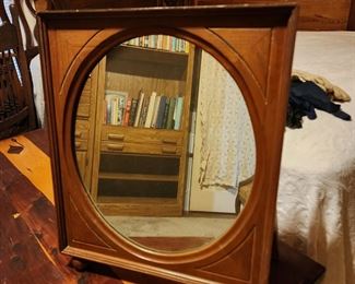 Antique Free Standing Shaving Mirror