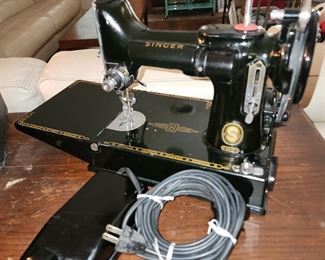 The Famous Featherweight Singer Sewing Machine in Excellent Condition 