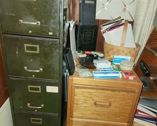 4 Drawer File Cabinet - 2 Drawer File Cabinet- Office Supplies 