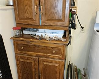 Storage Cabinet - The Bottom is Full of Jars