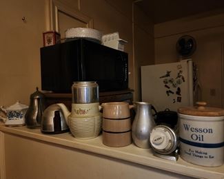 Collection of Pitchers - Oil Crock