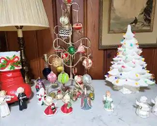 Vintage Christmas Decor Homemade Ornaments 
