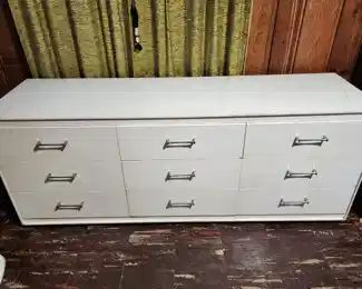 Midcentury 9 Drawer Dresser