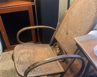 #15	Bentwood Rocker (as is w/cane loose)	 $30.00 			
