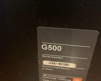#18	JBL G500 Floor Speakers - Pair - 11x13x38	 $75.00 			
