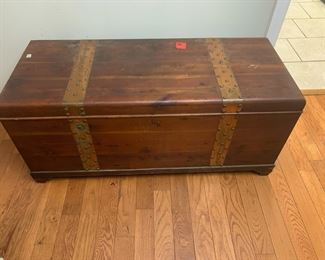 #32	Red Cedar Acme Chest w/ Copper Stays - 45x18x20	 $100.00 			
