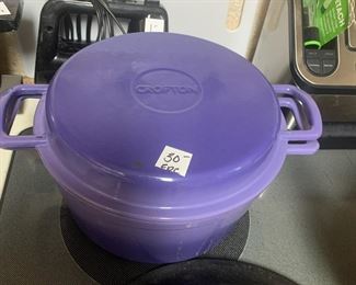 #38	Crofton Purple Dutch Oven	 $30.00 			
