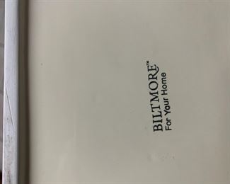 #40	Pewter Tray Cannister set of 3 Cream Colored - Biltmore Brand	 $20.00 			
