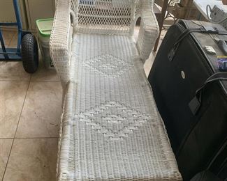 #45	 Wicker Chaise Lounge - 58" Long	 $50.00 			
