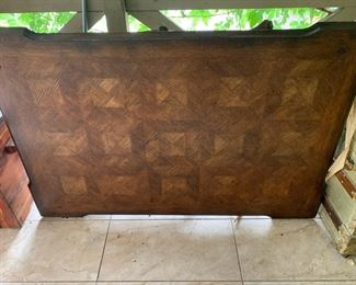 #54	(as is in pieces) Wood Desk w/pull-out drawer 54x36	 $25.00 			
