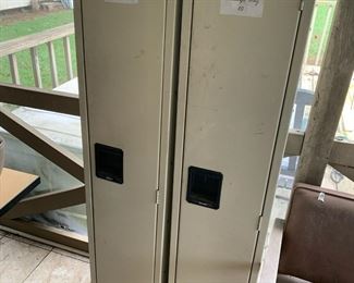 #61	Metal Locker w/1 shelf & hanging Rod - 12x12x60	 $30.00 			
#62	Metal Locker w/1 shelf & hanging Rod - 12x12x60	 $30.00 			
